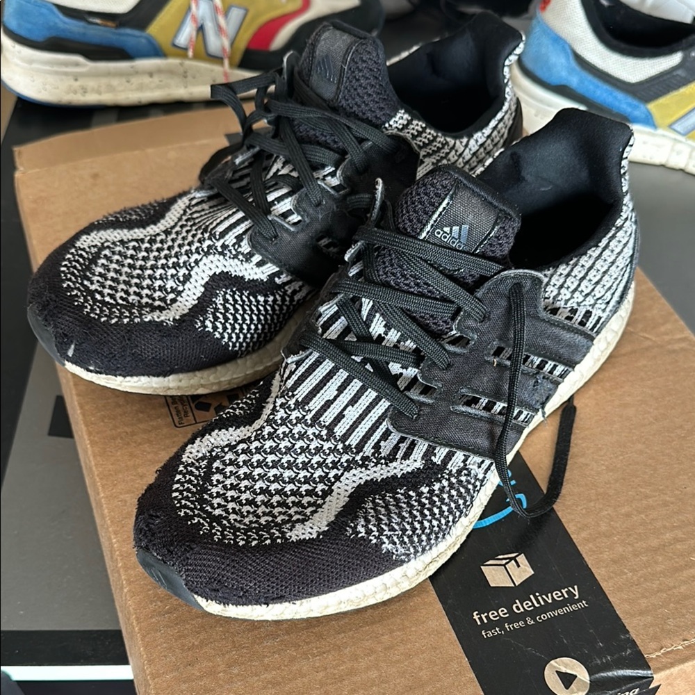 Adidas Knit Pattern Sneakers